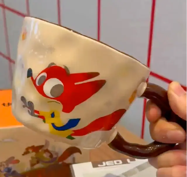 Fox Ceramic Mug｜Cute Cartoon Coffee Cup, Creative Milk Mug, Home & Gift Use