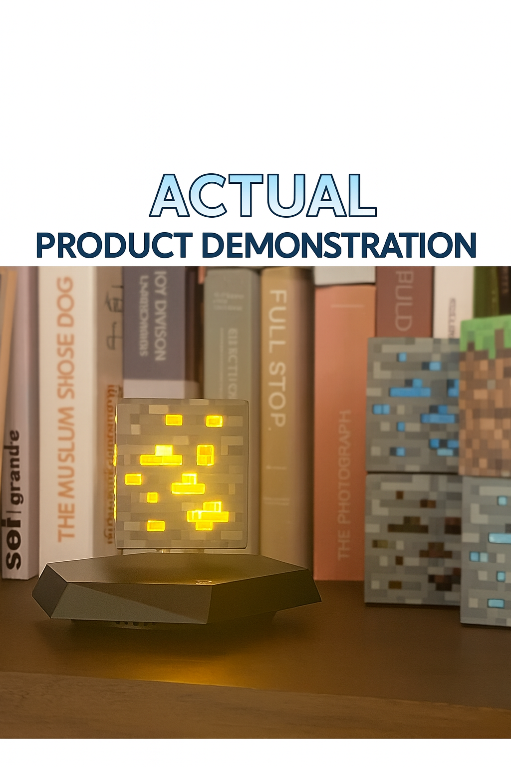 ✨ Floating Pixel Light Cube – Magnetic Levitating LED Ambient Lamp, Creative Desk Decor, Night Light & Gift Toy