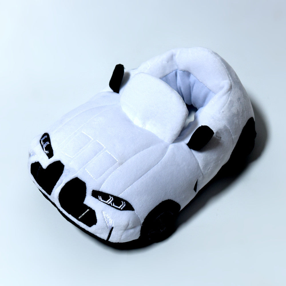 Luxury Sports Car Plush Slippers｜Winter Warm Indoor Slippers｜Soft Cozy Cartoon Car Design for Men & Women