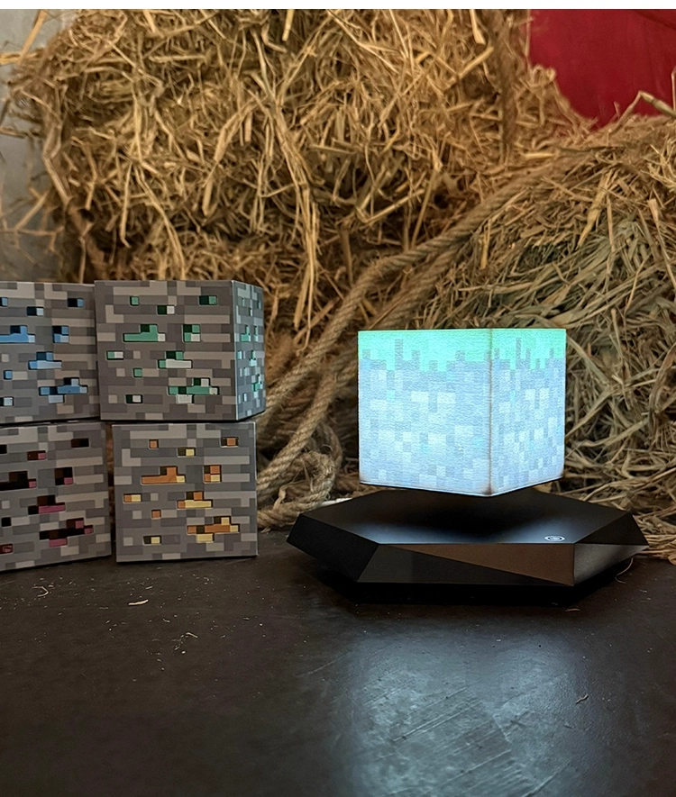 ✨ Floating Pixel Light Cube – Magnetic Levitating LED Ambient Lamp, Creative Desk Decor, Night Light & Gift Toy
