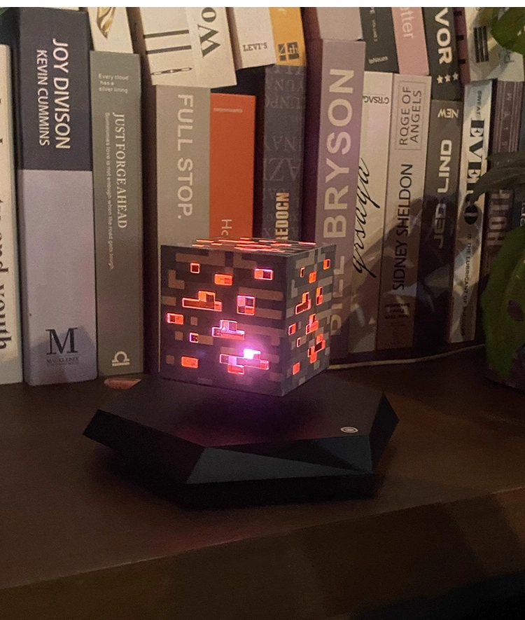 ✨ Floating Pixel Light Cube – Magnetic Levitating LED Ambient Lamp, Creative Desk Decor, Night Light & Gift Toy